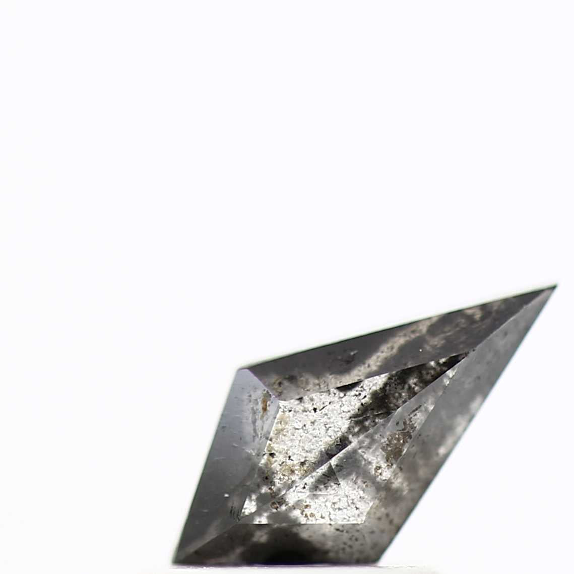 Salt and Pepper Kite Diamond ! Fancy Gray Color Diamond for Engagement Ring ! Natural Loose Diamond ! 0.41 Ct Unique Rare Diamond For Her