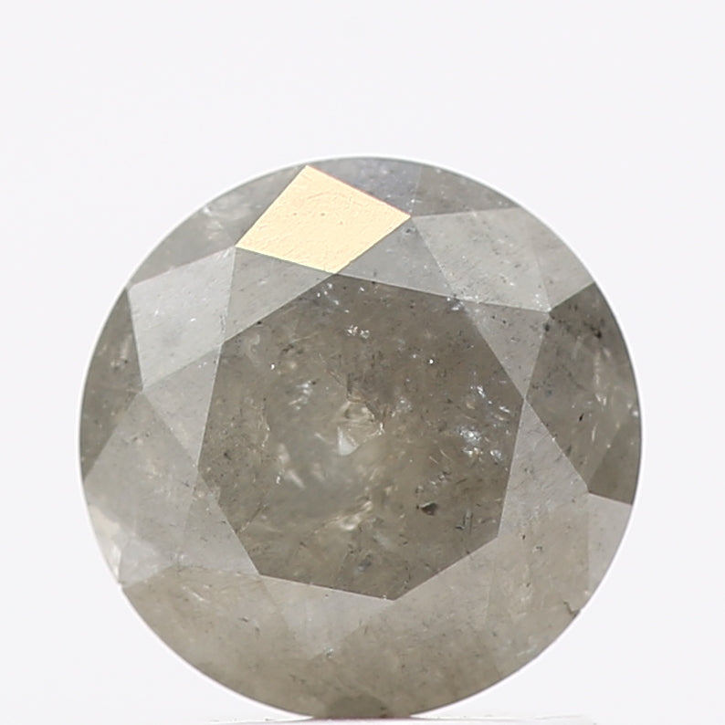 1.16 Carat Gray Round Shape Brilliant Cut Natural Loose Diamond