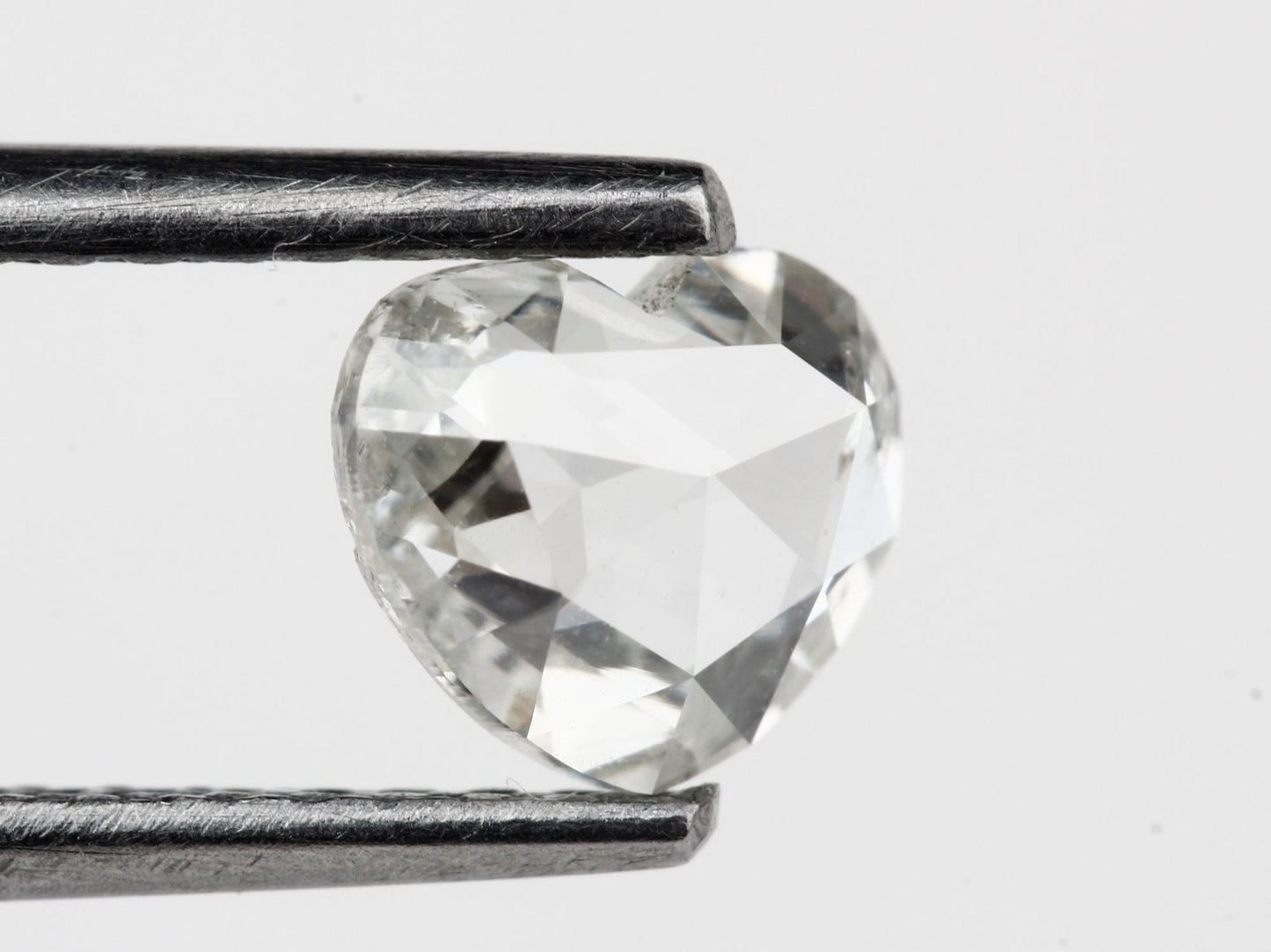 0.53 Carat White Heart Rose Cut Natural Diamond VVS Clarity E/F Color For Engagement Ring