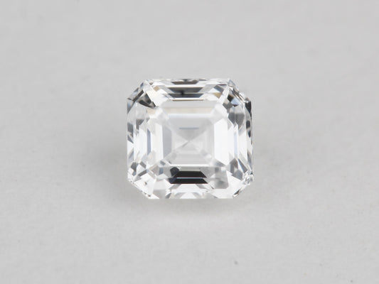 White Diamond, Asscher Shape, VS1 Clarity, F Color