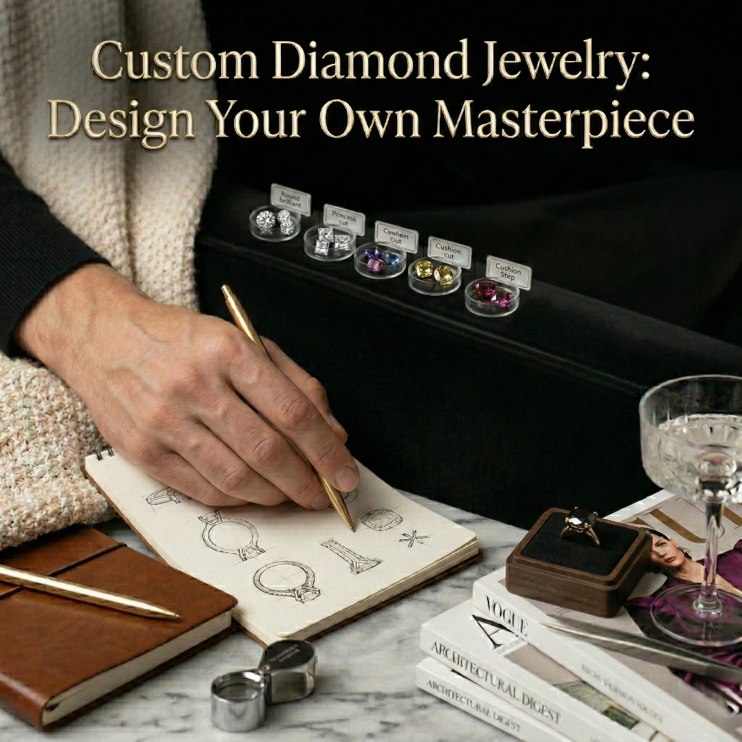 Custom Diamond Jewelry: Design Your Own Masterpiece Shree Diamond Mfg
