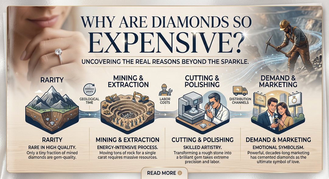 Why Are Diamonds So Expensive? – Shree Diamond Mfg