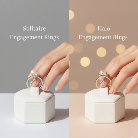 Solitaire vs Halo Engagement Rings: Which One Is Right for You?