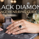 Black diamond engagement ring styles from Shree Diamond Mfg factory-direct USA UK