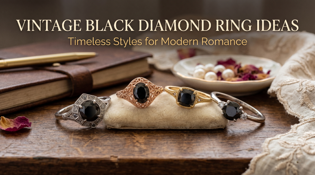 Vintage Black Diamond Ring Ideas: Timeless Styles for Modern Romance Shree Diamond Mfg
