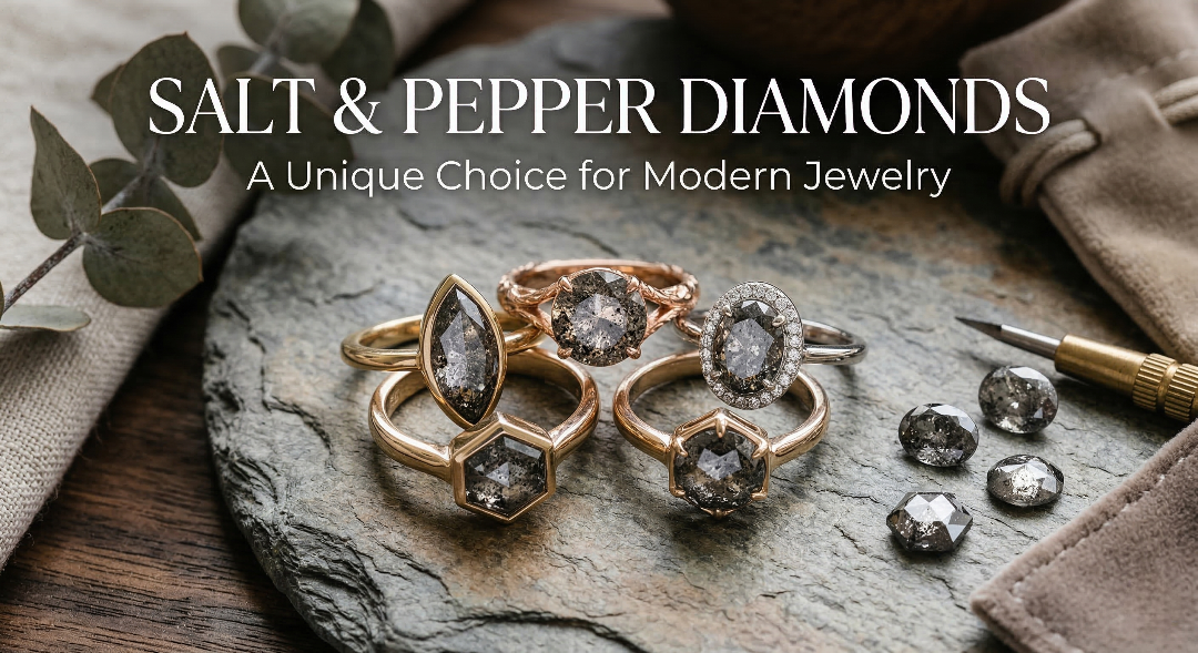 Salt and Pepper Diamonds: A Unique Choice for Modern Jewelry Shree Diamond Mfg