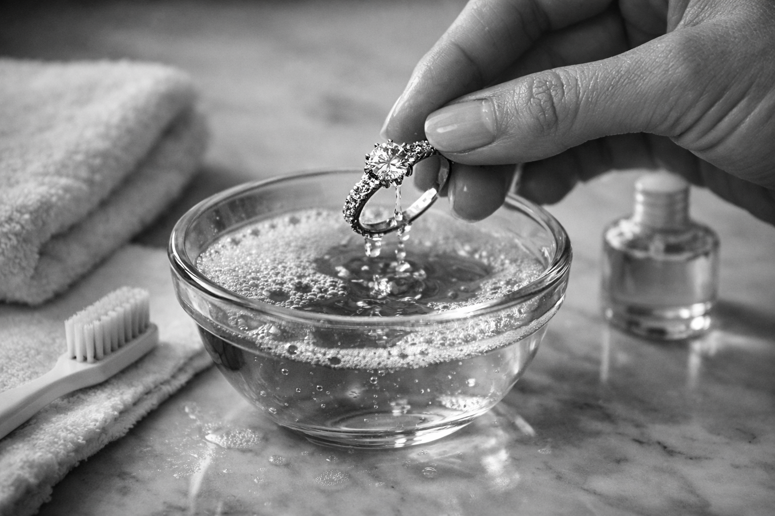 How to Clean Diamond Rings at Home Safely | Expert Guide – Shree ...