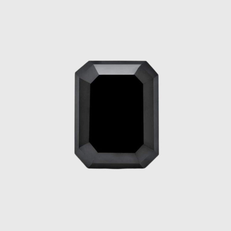 Emerald Cut Black Diamond