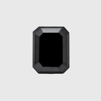 Emerald Cut Black Diamond