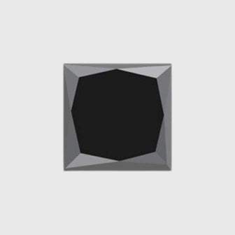 Princess Cut Black Diamond
