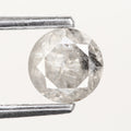 0.59 Ct. Round Brilliant Cut Fancy Gray Color Natural Diamond 5.11 mm