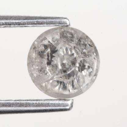 0.59 Ct. Round Brilliant Cut Fancy Gray Color Natural Diamond 5.11 mm