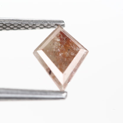 0.67 Ct. Kite Rose Cut Fancy Red Rustic Color Natural Diamond 8.00 mm