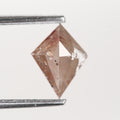 0.67 Ct. Kite Rose Cut Fancy Red Rustic Color Natural Diamond 8.00 mm
