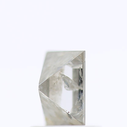 0.78 Ct. Rectangular Shape Fancy Iced Gray Color Natural Diamond 5.70 mm
