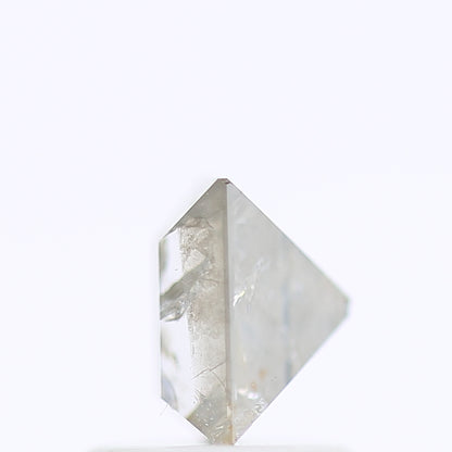 0.78 Ct. Rectangular Shape Fancy Iced Gray Color Natural Diamond 5.70 mm