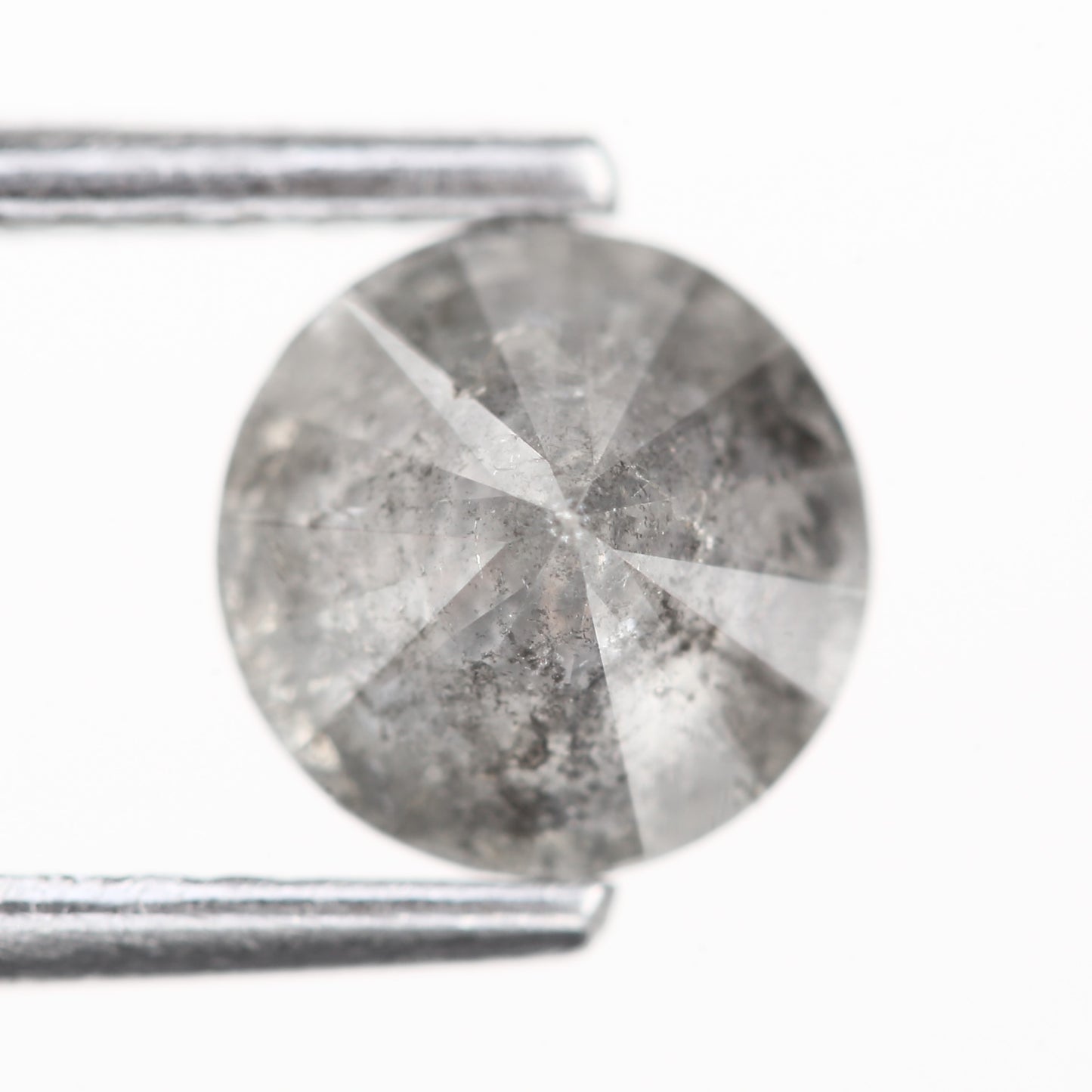 0.83 Ct. Round Brilliant Cut Fancy Black Color Natural Diamond 5.97 mm