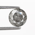 0.36 Ct. Round Brilliant Cut Fancy Gray Color Natural Diamond 4.30 mm