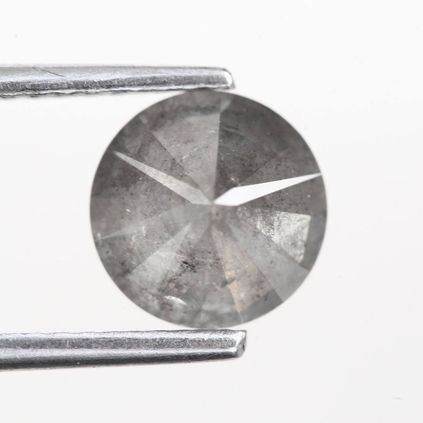 1.35 Ct. Round Brilliant Cut Fancy Gray Color Natural Diamond 6.90 mm