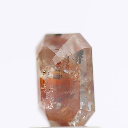 1.36 CT Fancy Red Orange Color Rectuangular Emerald  Cut Natural Loose Diamond