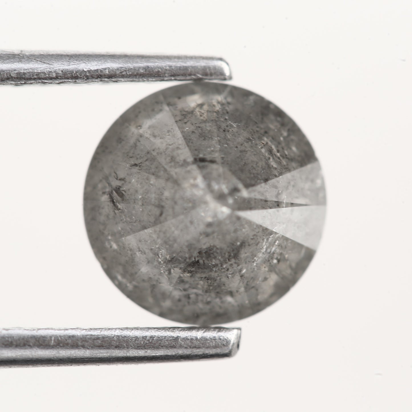 1.37 Ct. Round Brilliant Cut Fancy Gray Color Natural Diamond 6.60 mm