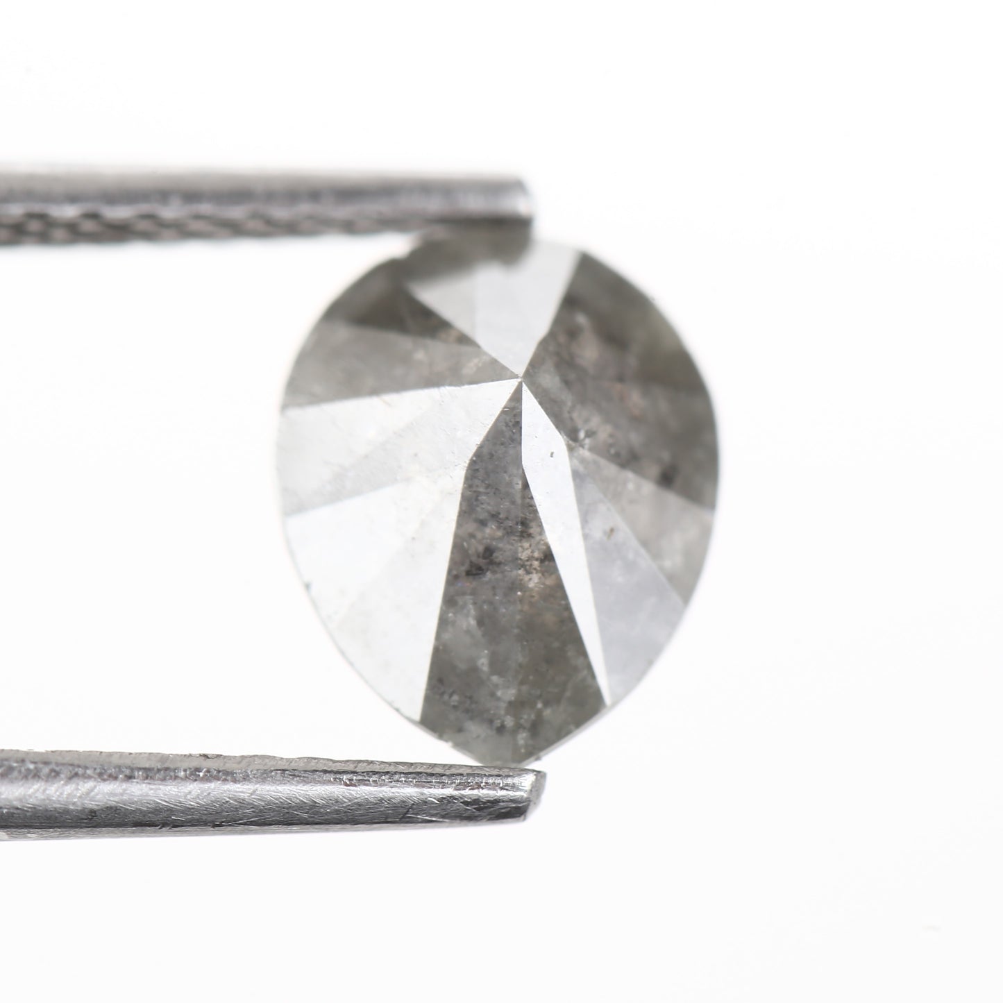 1.47 Ct. Pear Full Cut Fancy Gray Color Natural Diamond 8.40 mm