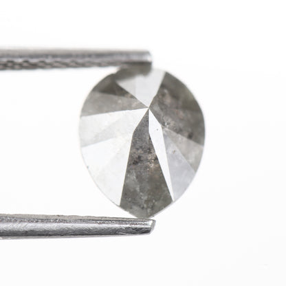 1.47 Ct. Pear Full Cut Fancy Gray Color Natural Diamond 8.40 mm