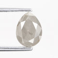 1.68 Ct. Pear full Cut Fancy Iced White Color Natural Diamond 7.89 mm