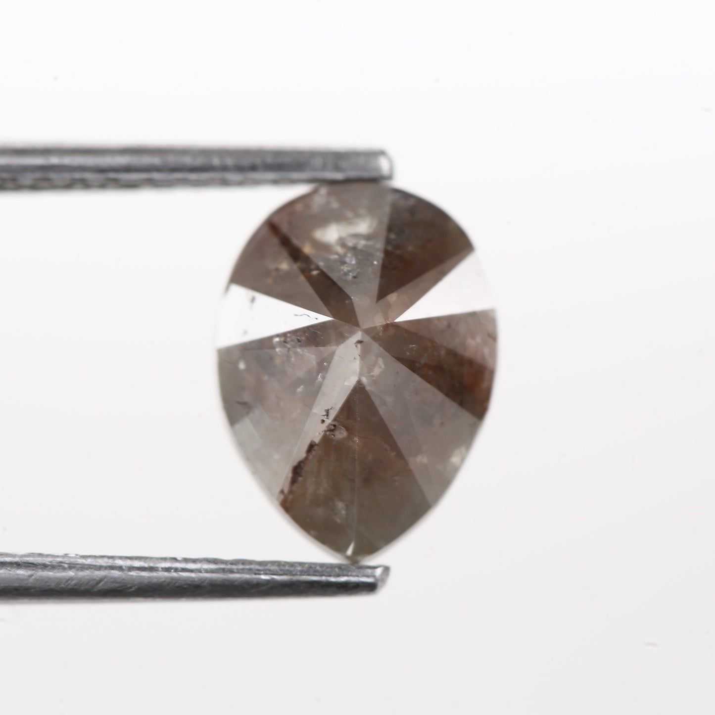 1.93 Ct. Pear Cut Fancy Red Rustic Color Natural Diamond 9.00 mm