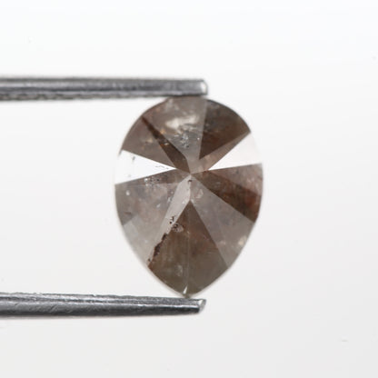 1.93 Ct. Pear Cut Fancy Red Rustic Color Natural Diamond 9.00 mm