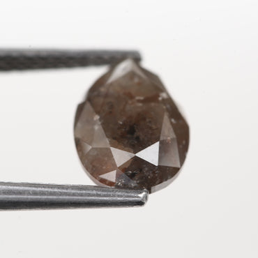 1.93 Ct. Pear Cut Fancy Red Rustic Color Natural Diamond 9.00 mm