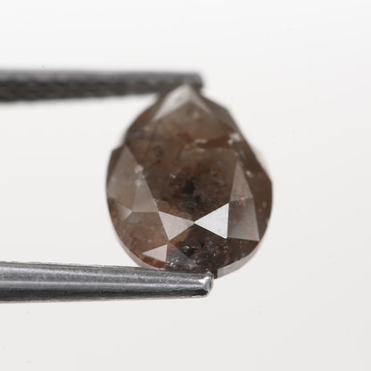1.93 Ct. Pear Cut Fancy Red Rustic Color Natural Diamond 9.00 mm