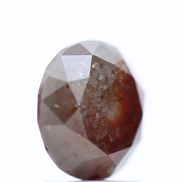 1.95 Ct Fancy Red Gray Color Round Shape Brilliant Cut Natural Loose Diamond