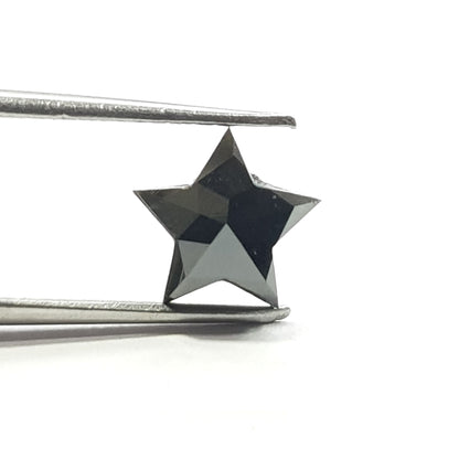 Star Diamond 4.50 X 4.50 MM Fancy Black Color Loose Diamond