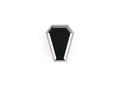 Fancy Black Color Loose Diamond, Natural Coffin Shape 5.00 X 8.00 MM