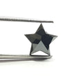 Star Shape Diamond 7.00 X 7.00 MM Fancy Black Color Diamond for Pendent