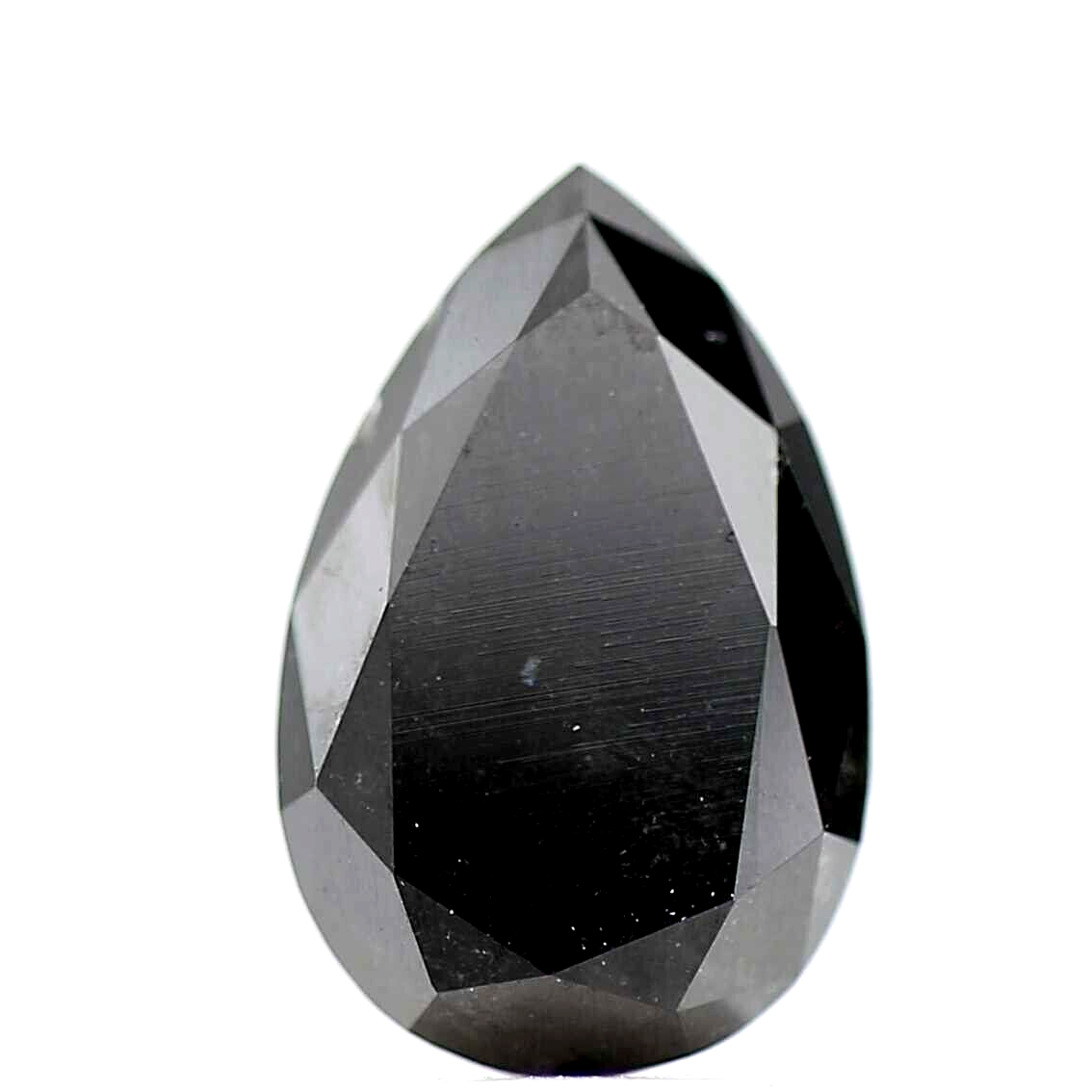 2.81 ct Natural Black Pear Shape Loose Diamond