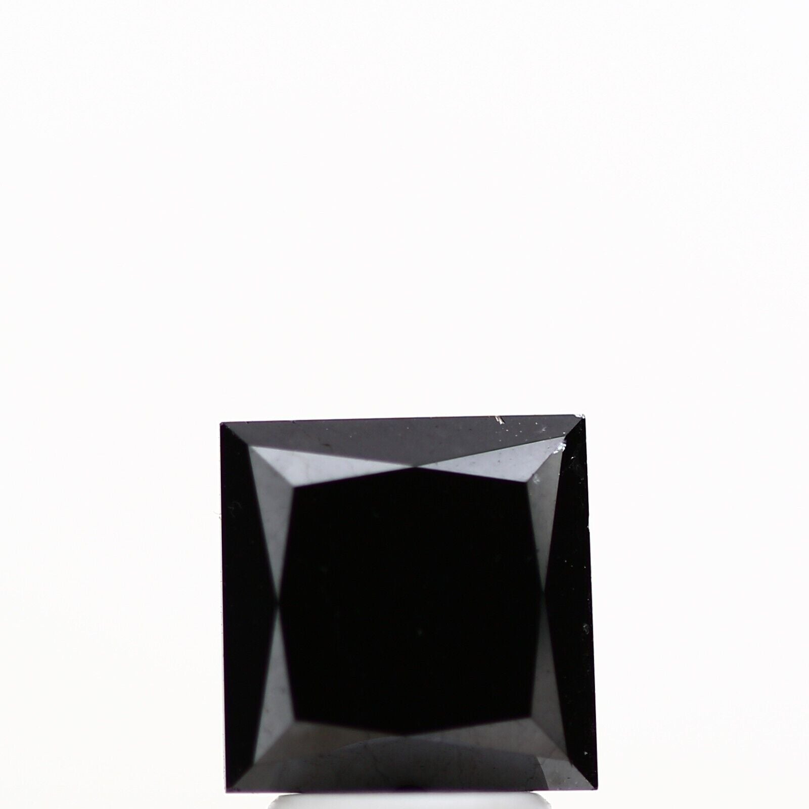 3.10 ct Princess Cut Black Loose Diamond for Ring