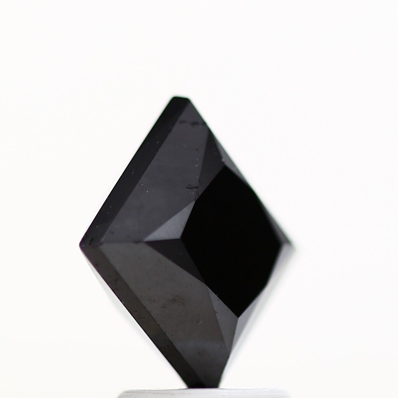 0.75 ct Natural Black Princess Cut Loose Diamond for Ring