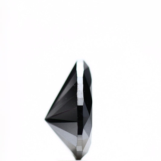 4.40 ct Fancy Black Color Pear Loose Diamond for Jewelry