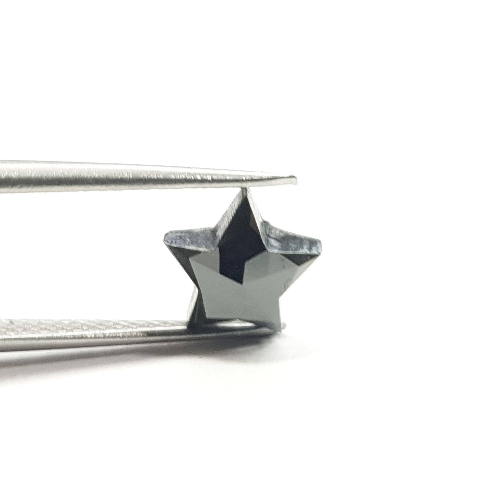 Star Diamond 4.50 X 4.50 MM Fancy Black Color Loose Diamond