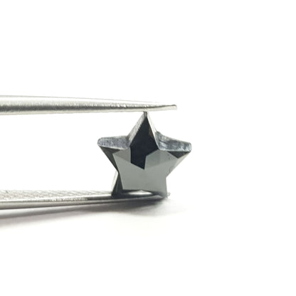 Star Diamond 4.50 X 4.50 MM Fancy Black Color Loose Diamond