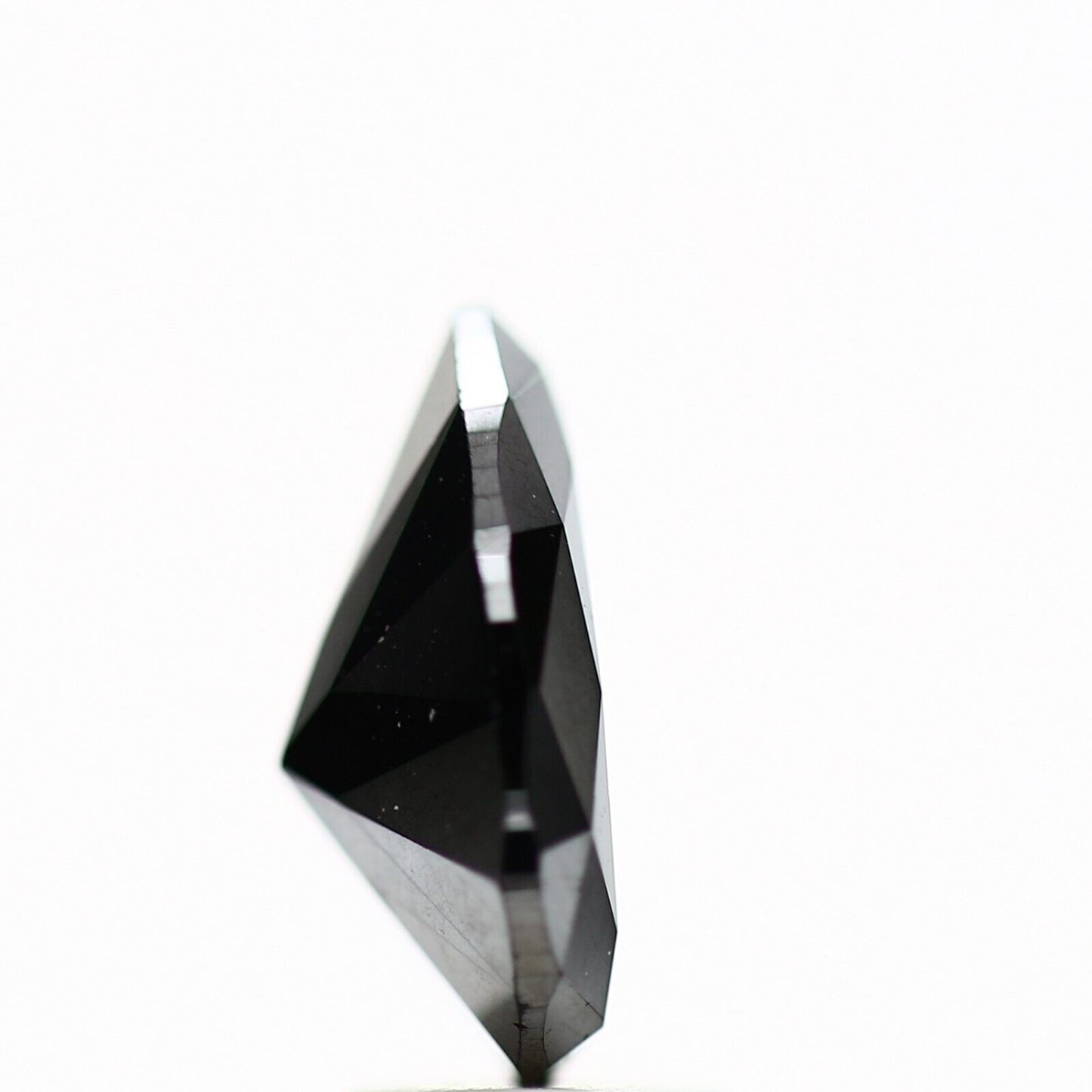 3.20 ct Pear Diamond Natural Loose Black Diamond for Ring