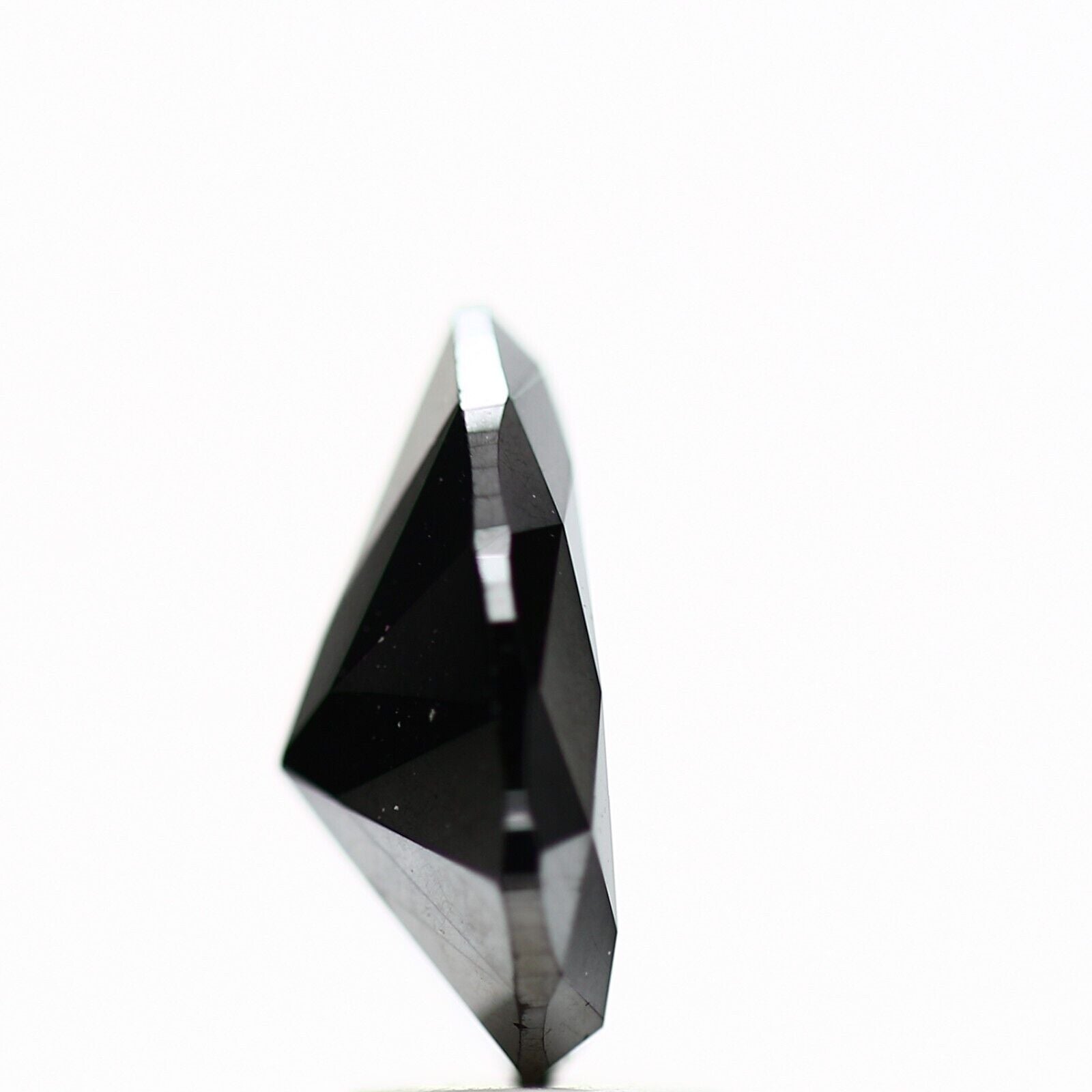 3.20 ct Pear Diamond Natural Loose Black Diamond for Ring