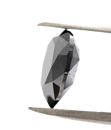 2.02 ct Fancy Black Color Pear Loose Diamond