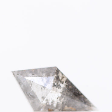 salt and pepper diamond ! 0.48 Ct 9.00 x 4.70 x 2.10 MM natural gray kite loose diamond for engagement ring for her