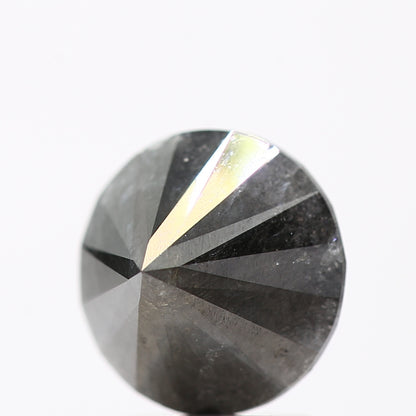 2.56 Carat Fancy Black Round Shape Brilliant Cut Natural Loose Diamond