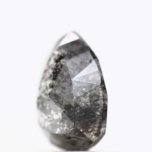 Salt and Pepper Diamond Fancy Gray Color 1.21 CT 7.70 x 5.47 x 3.28 MM Pear Cut Diamond! Natural Loose Diamond ! Christmas Gift for Her