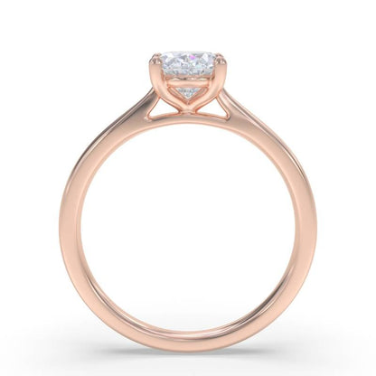 Elegant Lab Grown Oval Diamond Engagement Ring