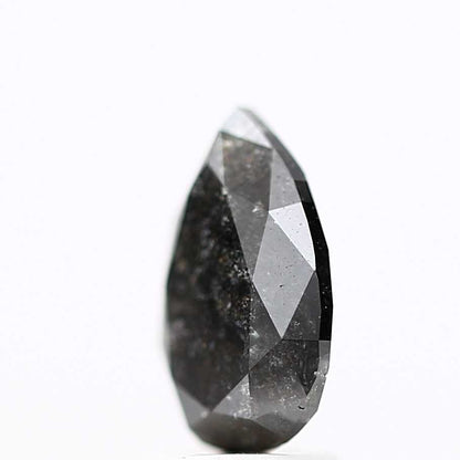 Salt and Pepper Diamond Fancy Gray Color 2.33 CT 10.00 x 7.10 x 4.55 MM Pear Cut Diamond! Natural Loose Diamond ! Christmas Gift for Her